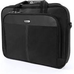 Targus Classic Slim Ergonomic Briefcase Laptop Black Messenger Bag 16 Adjustable